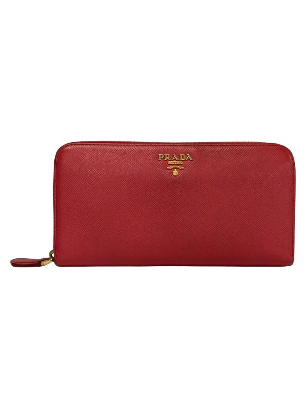 Prada Wallet Pink Zip Around Leather